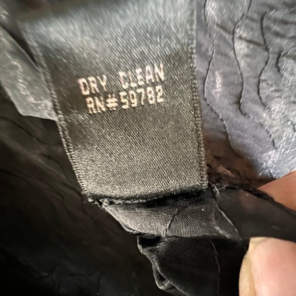 Adrianna Papell Dress Black Taffeta Fit Flare Cocktail Classic Elegant 2P - Picture 12 of 13